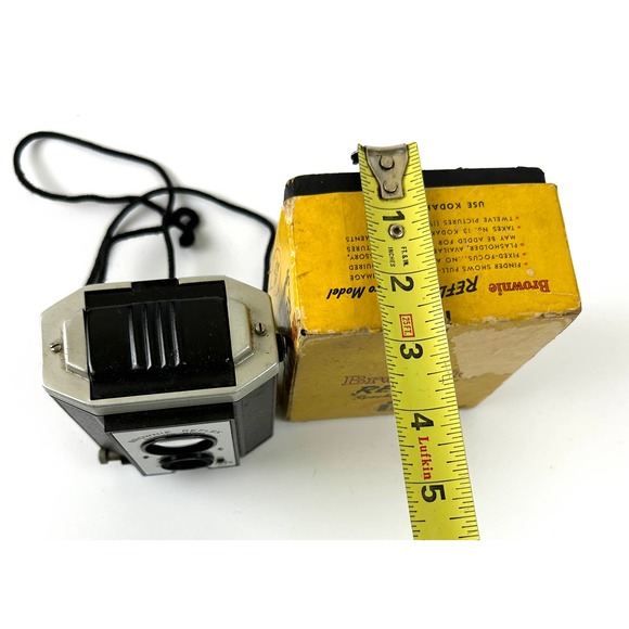 Vintage Kodak Brownie Reflex Synchro Camera With Box - Picture 8 of 10
